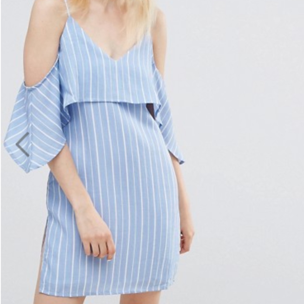 State of Being Stripped Sleeveless Dress